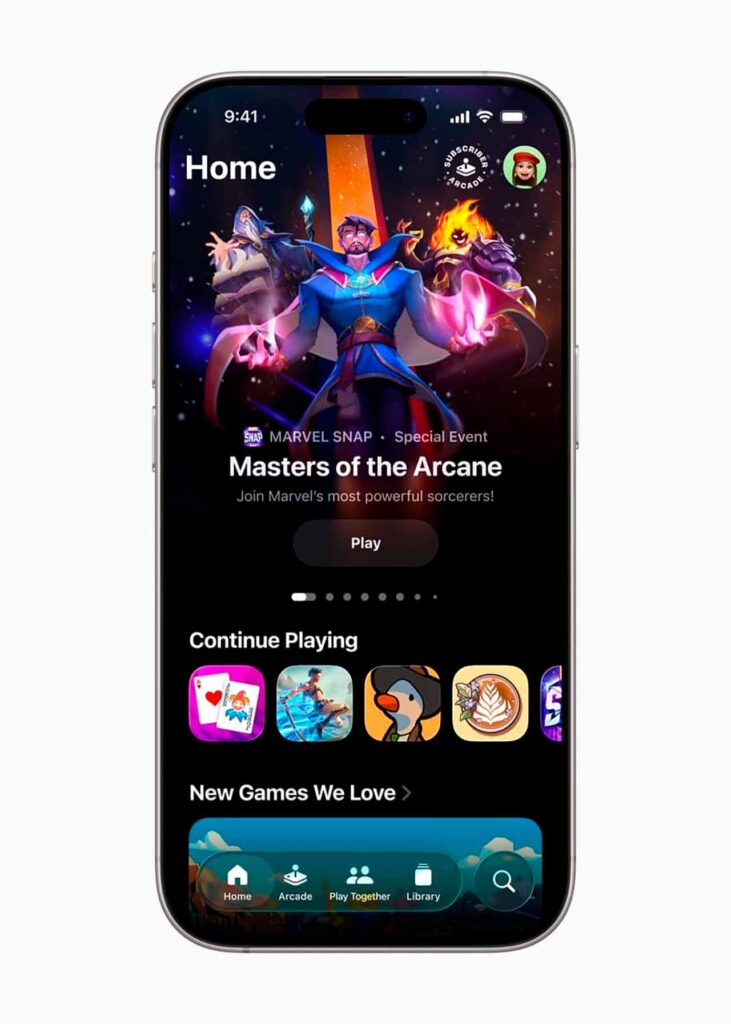 Apple Games - iOS 26 Beta