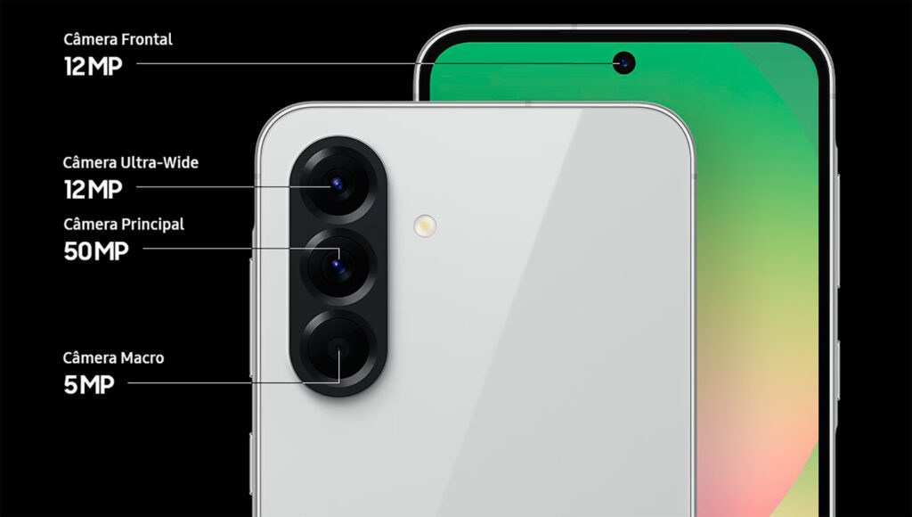 Câmeras do Samsung Galaxy A56