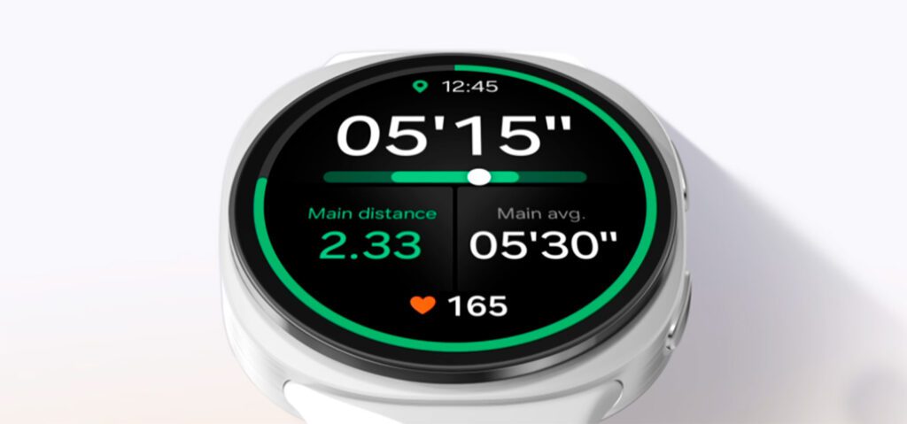 Tela do Samsung Galaxy Watch 8