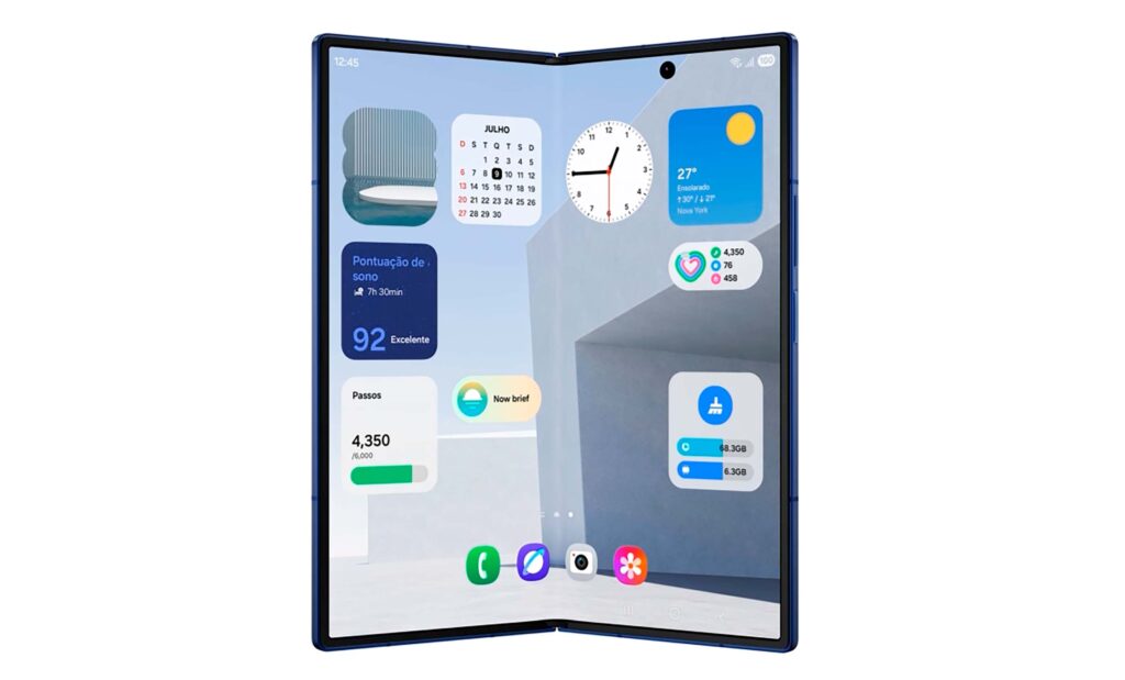 Tela dobrável Samsung Galaxy Z Fold 7
