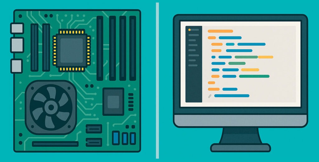 Diferença entre hardware e software