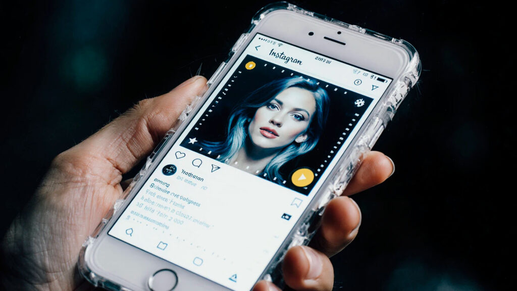 Foto com legenda em perfil no Instagram