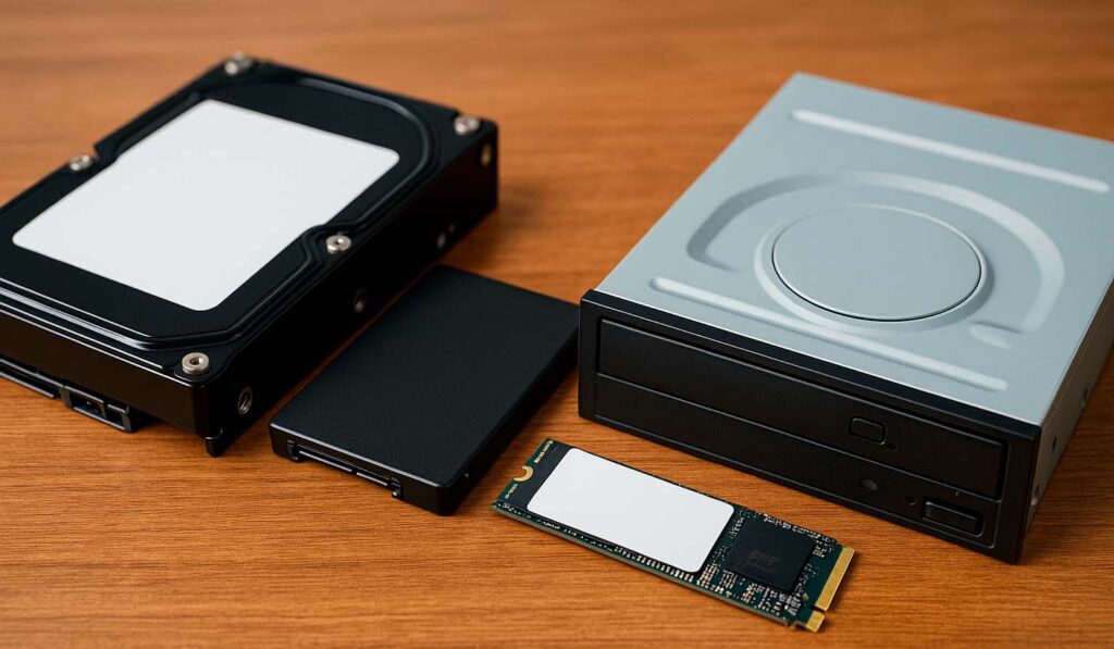 Hardware interno: Armazenamento