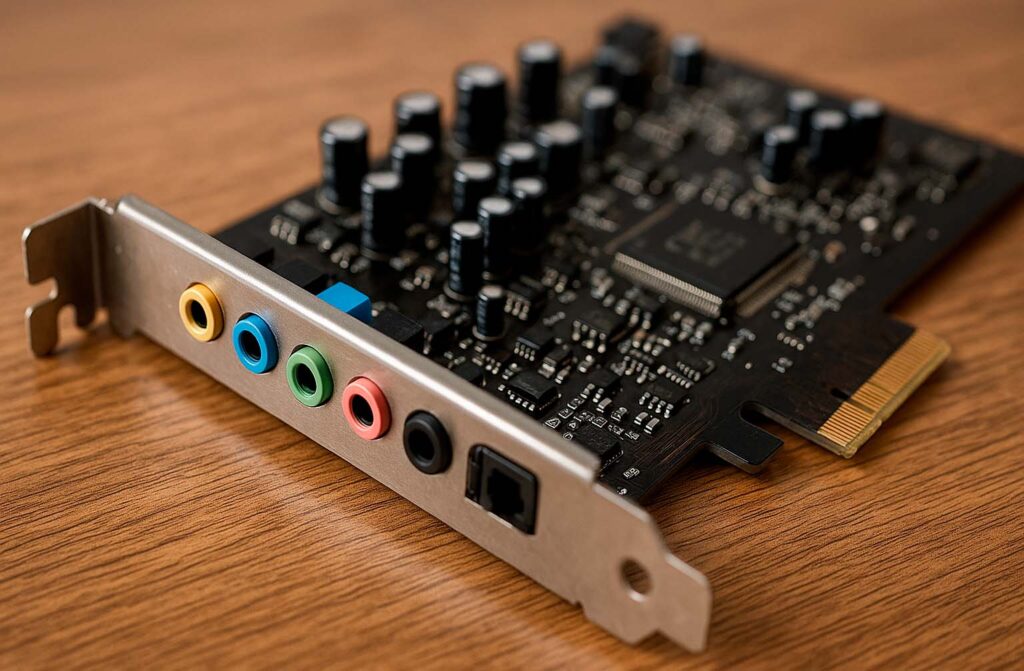 Hardware interno: Placa de som