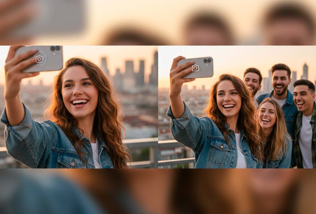 A mágica do Center Stage: a câmera se adapta aos seus amigos