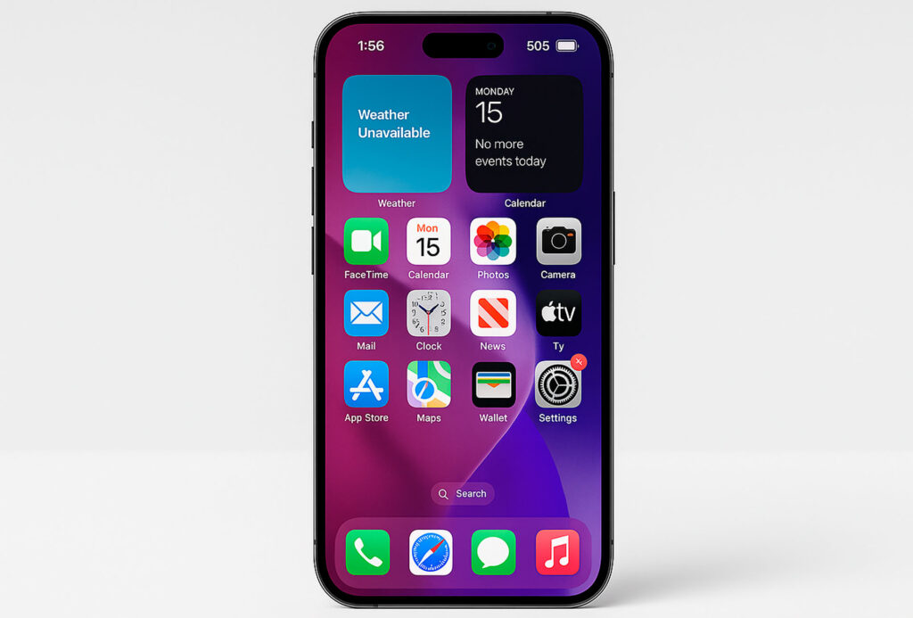 A tela ProMotion de 120Hz traz uma nova fluidez para o iPhone 17