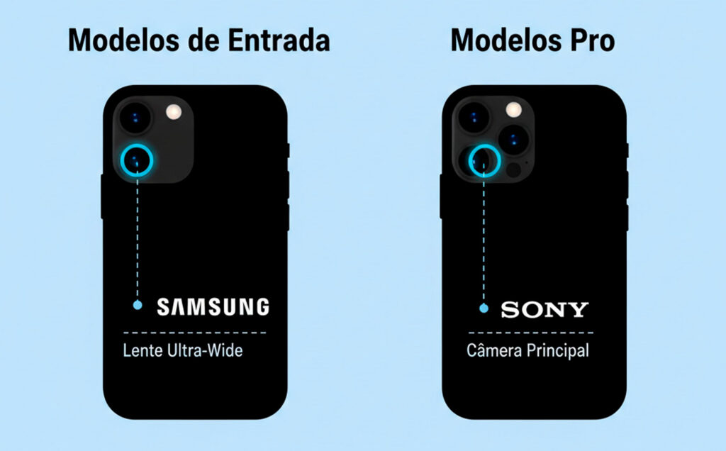 Apple deve testar os novos sensores nos modelos básicos