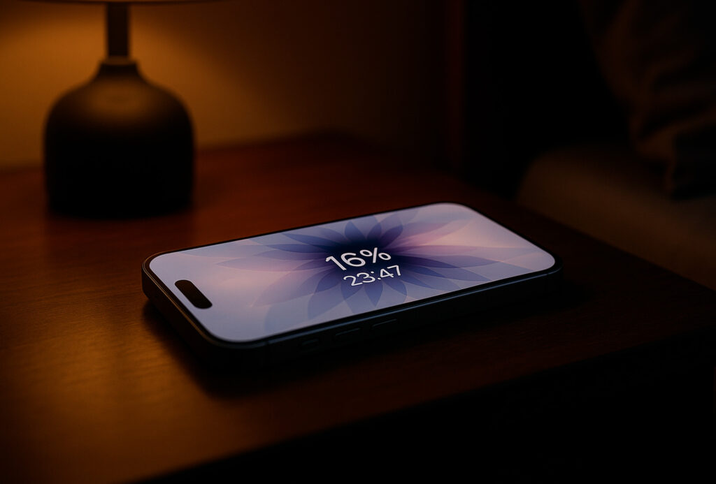 Bateria que acompanha seu ritmo, do café da manhã até a hora de dormir