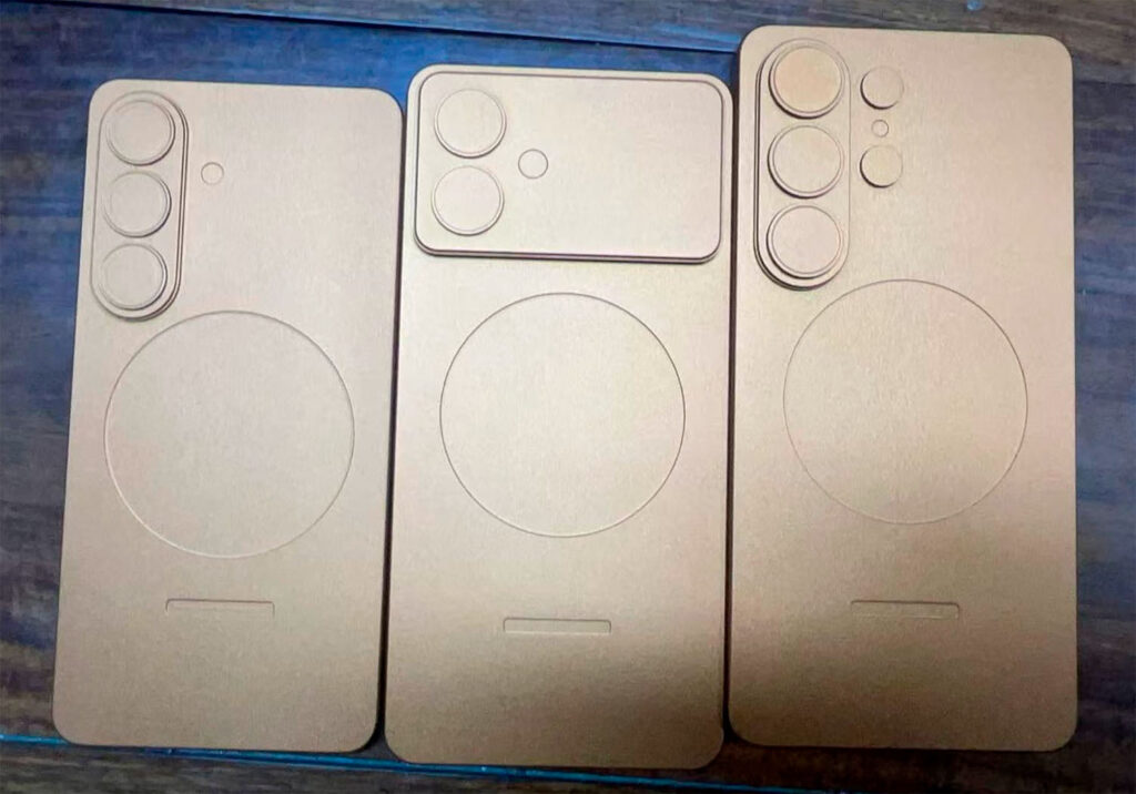 Vazamento mostra design semelhante entre Galaxy S26 e iPhone 17