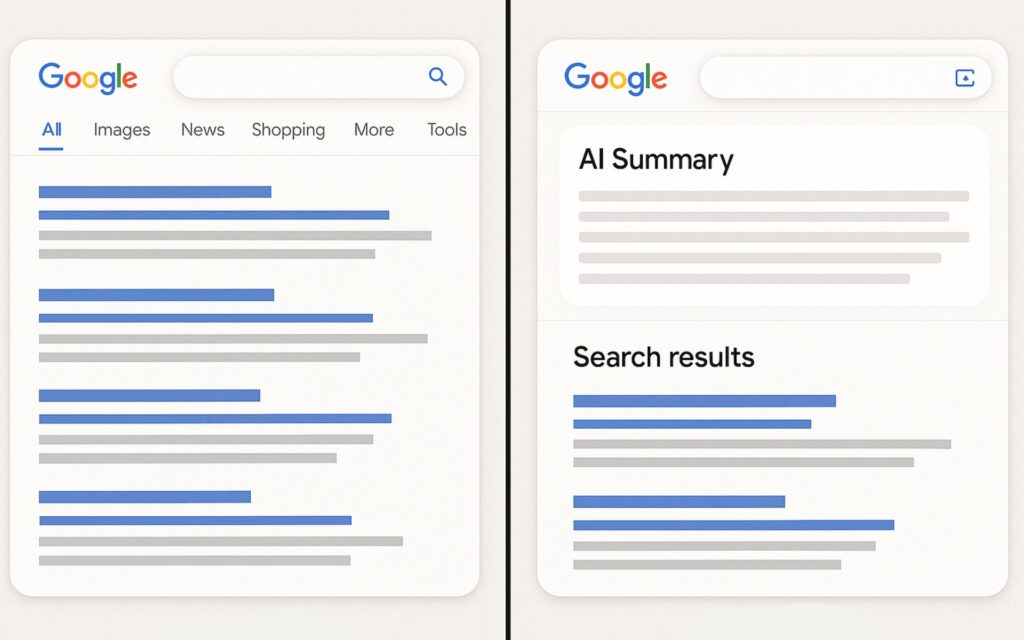 A busca está mudando: de uma lista de links para uma resposta direta