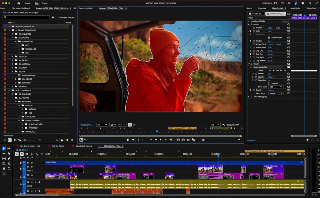 Nova IA da Adobe também será usada no Premiere
