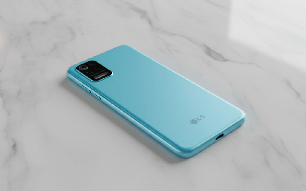 O LG K62+ traz um design elegante que lembra aparelhos mais caros