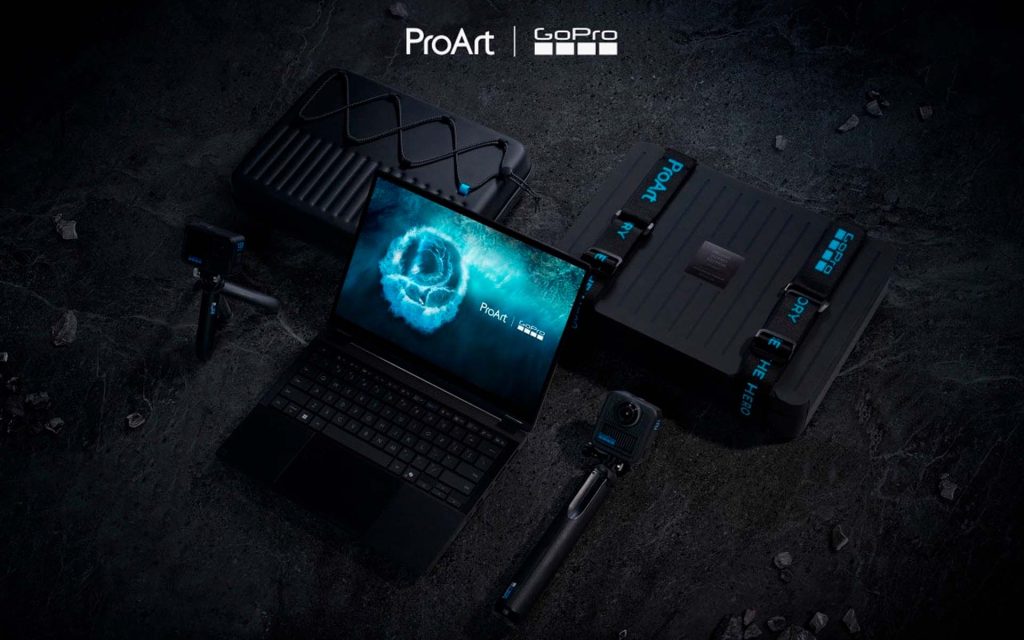 O ProArt GoPro Edition promete desempenho e portabilidade para aventuras