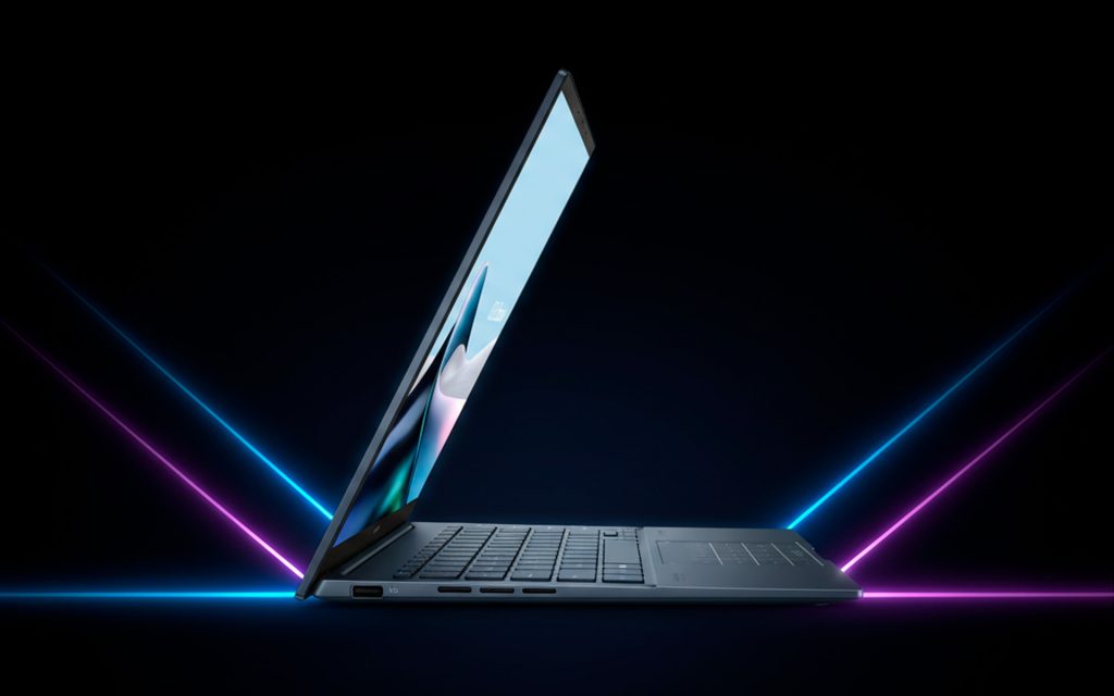 Arte ilustrativa do ASUS Zenbook 14 OLED