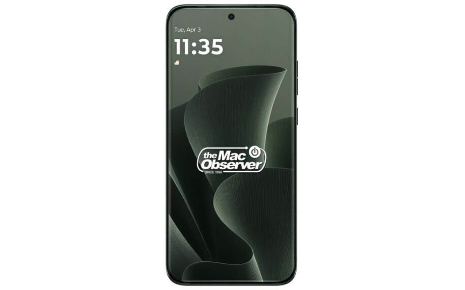 Smartphone Motorola Edge 70 Neo visto de frente exibindo sua tela curva
